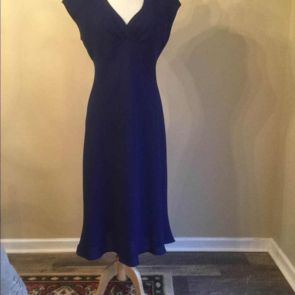 Beautiful Blue Tea Length Dress. 14